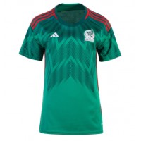 Koszulka piłkarska Meksyk Strój Domowy dla kobiety MŚ 2022 tanio Krótki Rękaw